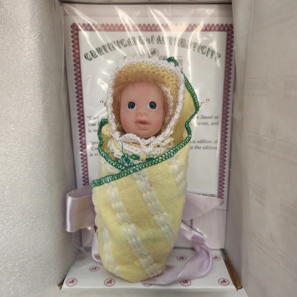 Lot Of 4; 3 Ashton Drake Heavenly Handfuls of love dolls And 1 Sweet As You Doll